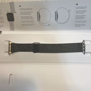 45mm Graphite Milanese Apple Watch strap